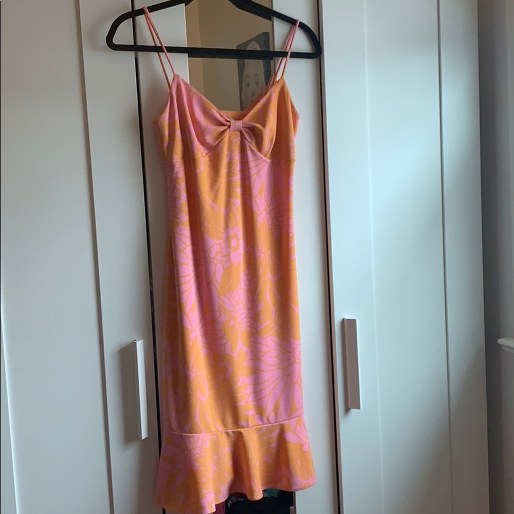 Michael Kors pink and orange dress